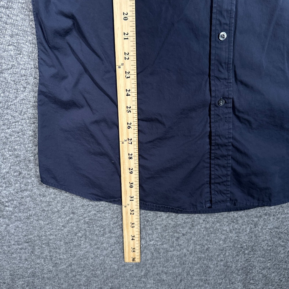Teddy Stratford Shirt Mens 5 XL Black Long Sleeve Button Zip Fit Cotton - Picture 5 of 10